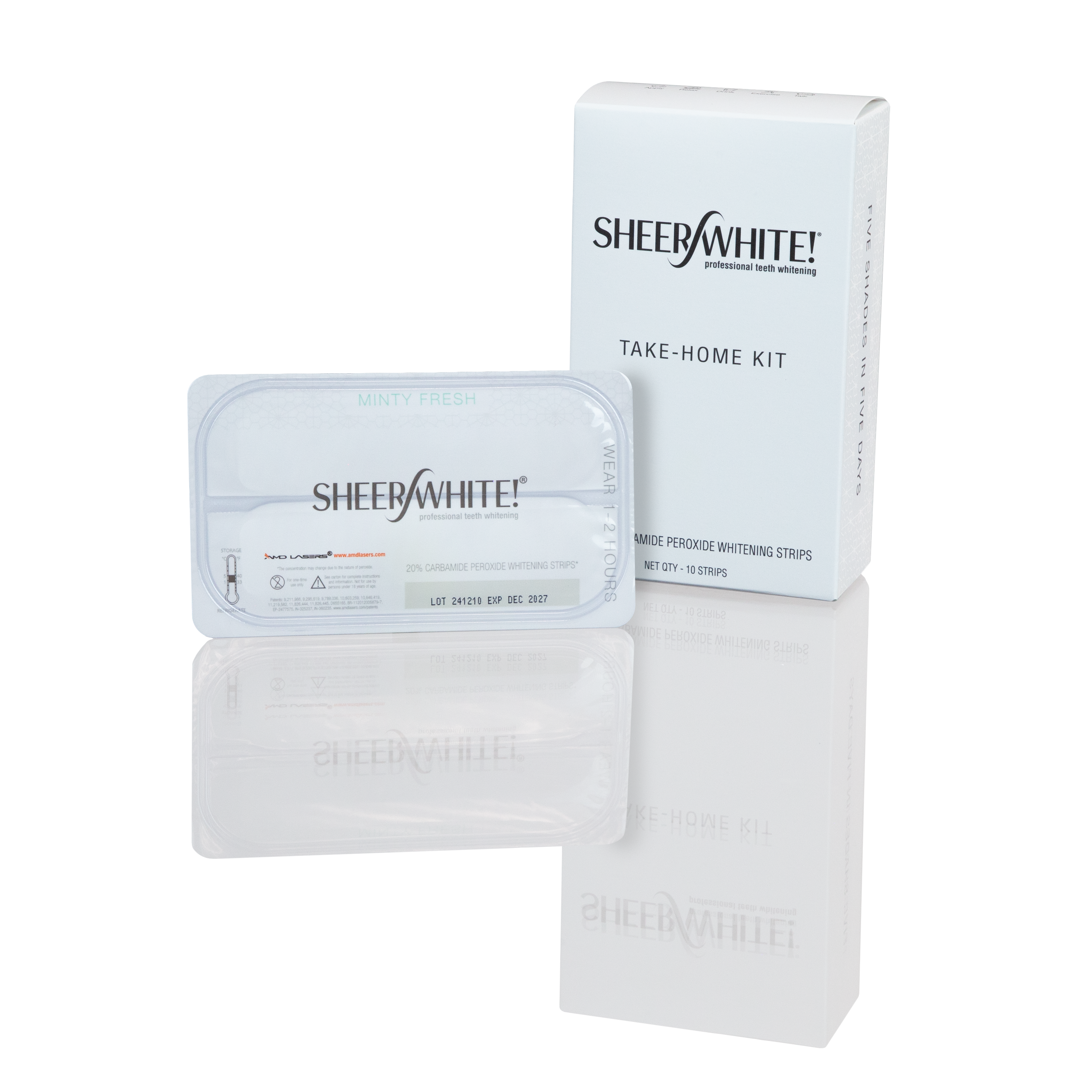 Sheer White! Take-Home Whitening Strips