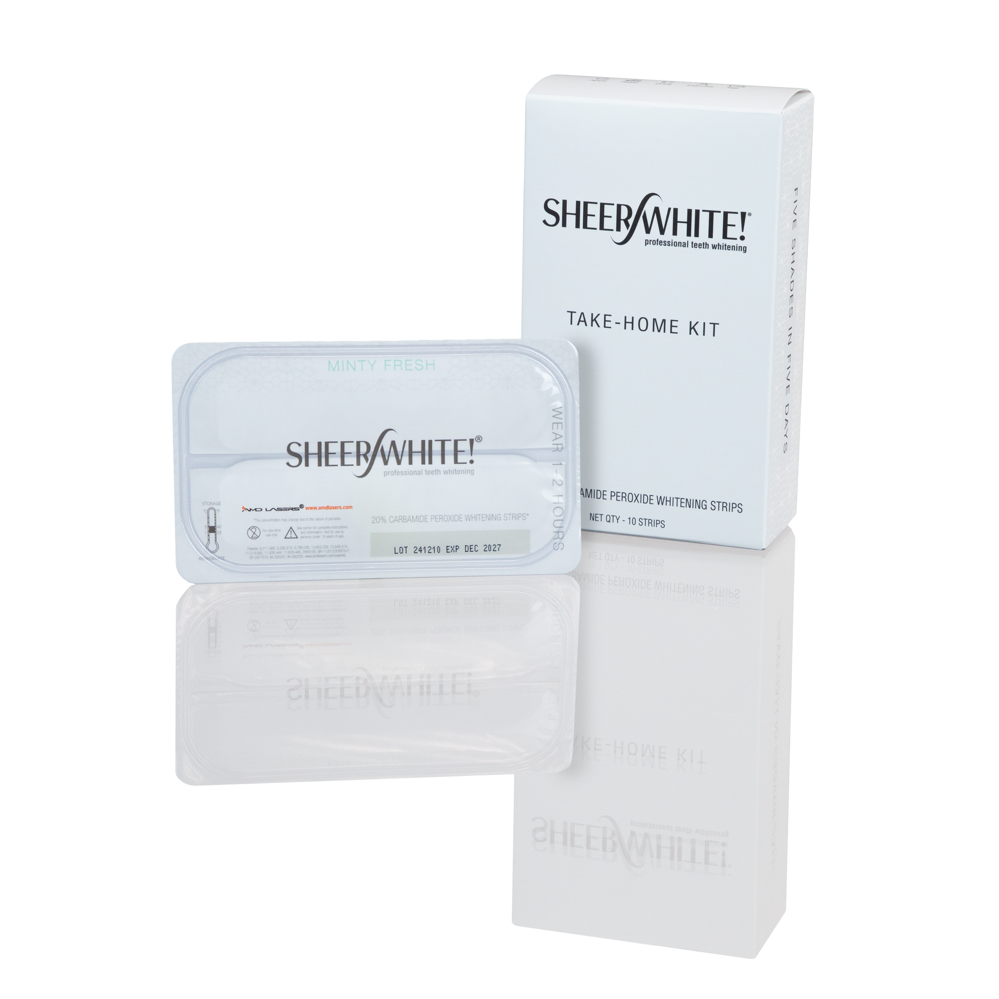Sheer White! Take-Home Whitening Strips