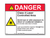 Laser Safety Sign
