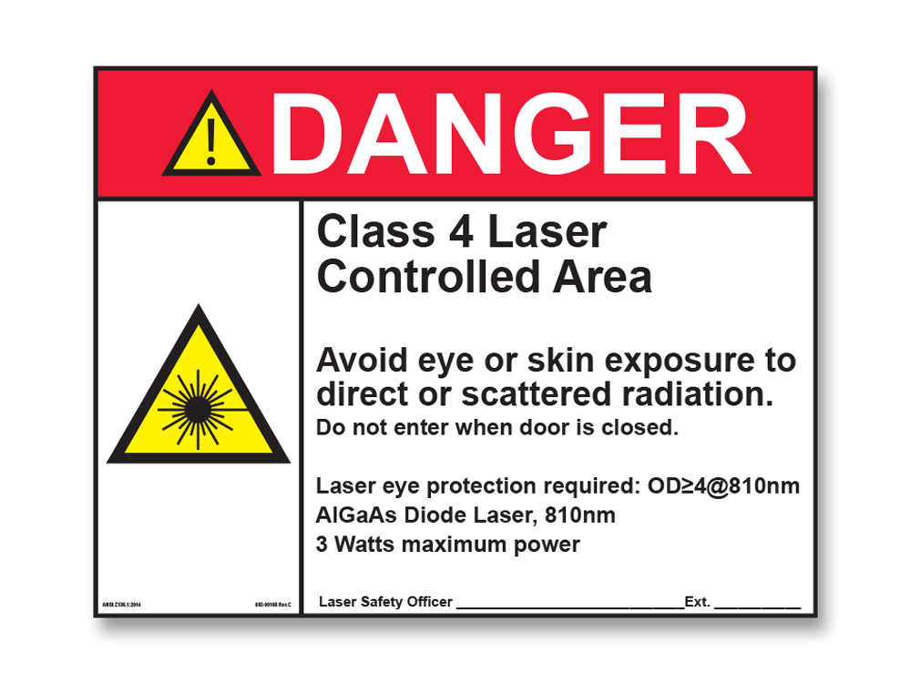 Laser Safety Sign - amdlasers
