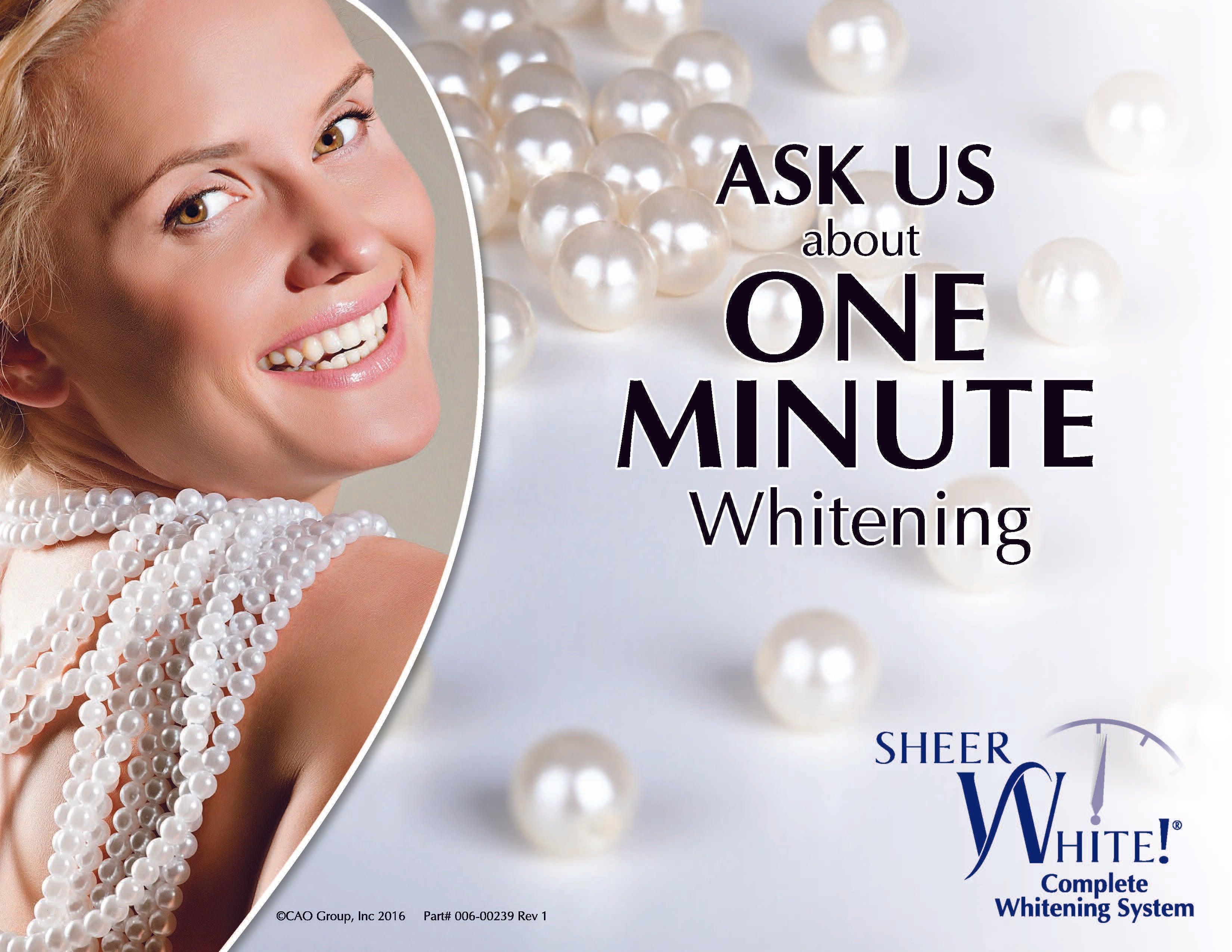 Sheer White! In-Office Patient Flyer - amdlasers