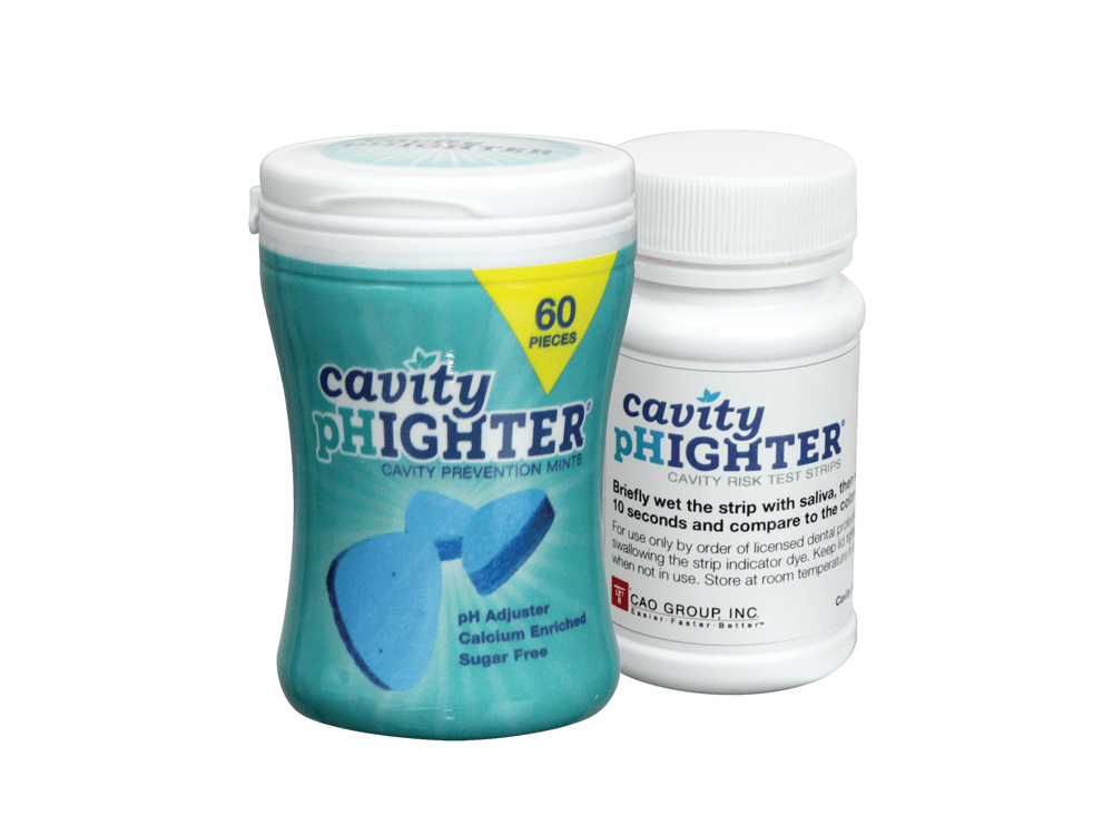 Cavity pHighter Mints - 60 pieces per bottle - amdlasers