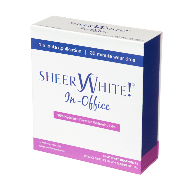 Sheer White! In-Office Whitening Strips